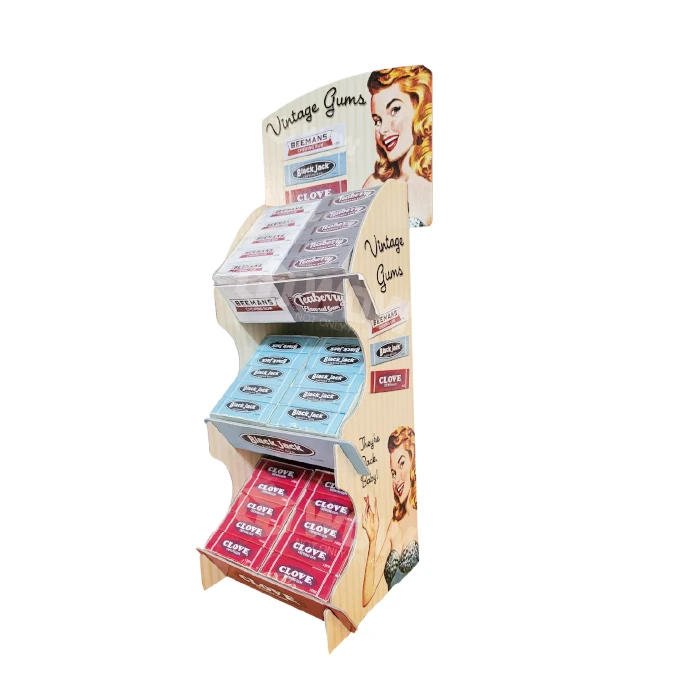 PVC Display Rack For Chewing Gum